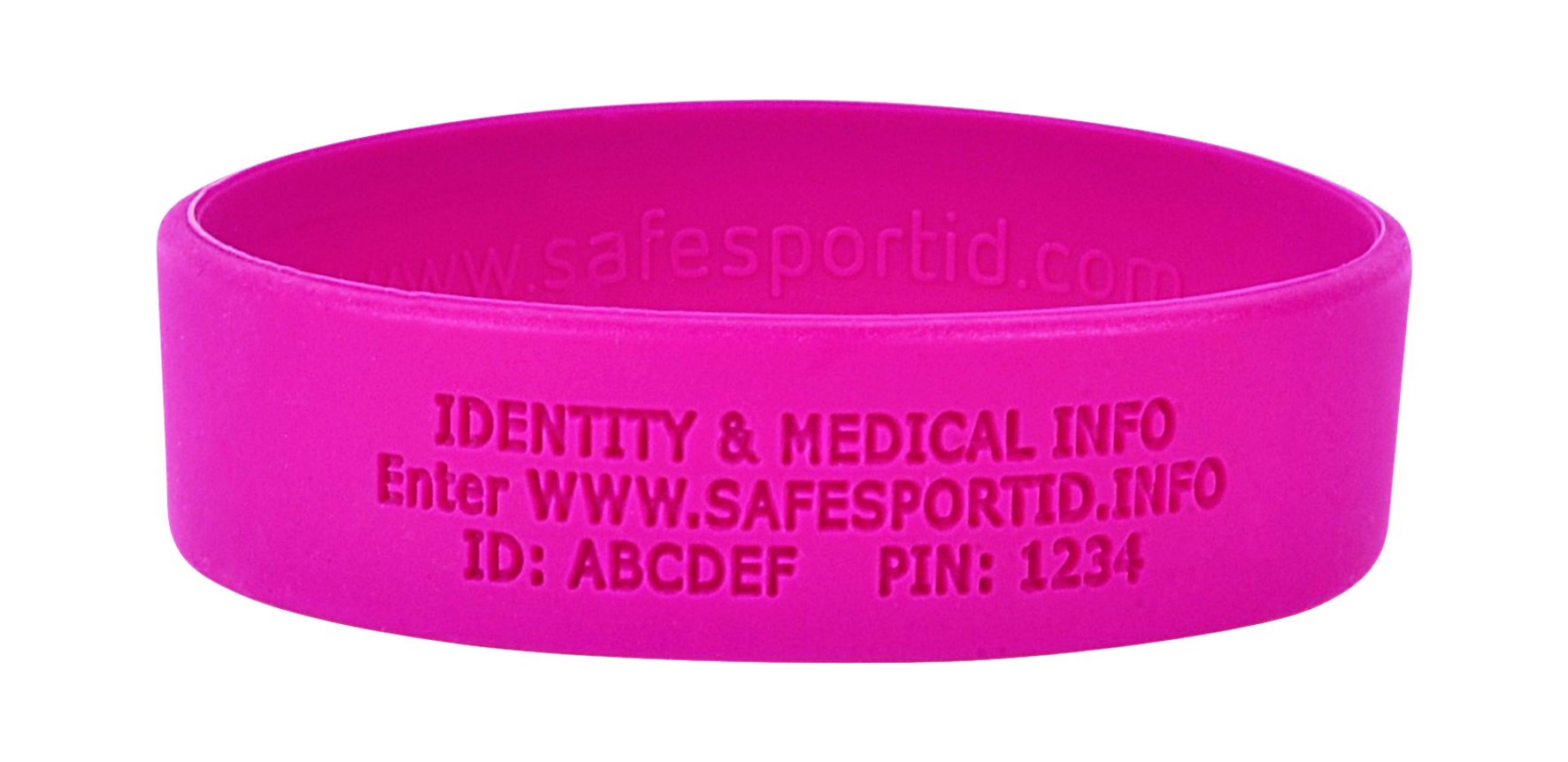 Pulseras identificativas para personas mayores - Safesport ID - SafesportID