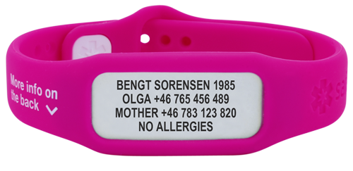 ▷ Pulseras Identificativas personalizadas con Nombre o Alergias
